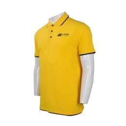 P844 度身訂製短袖Polo恤 團體訂製公司員工制服Polo恤 上下級袖口 衫底設計 香港搬運公司 吸汗POLOT恤制服公司    黃色 P844 度身訂製短袖Polo恤 團體訂製公司員工制服Polo恤 上下級袖口 衫底設計 香港搬運公司 吸汗POLOT恤制服公司    黃色